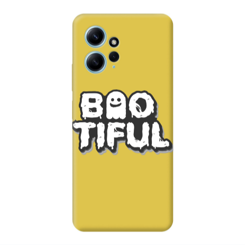 Xiaomi Redmi Note 12 4G Baotiful Yellow Colored Silicone TPU Θήκη