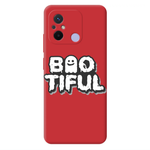 Xiaomi Redmi 12C Baotiful Red Colored Silicone TPU Θήκη