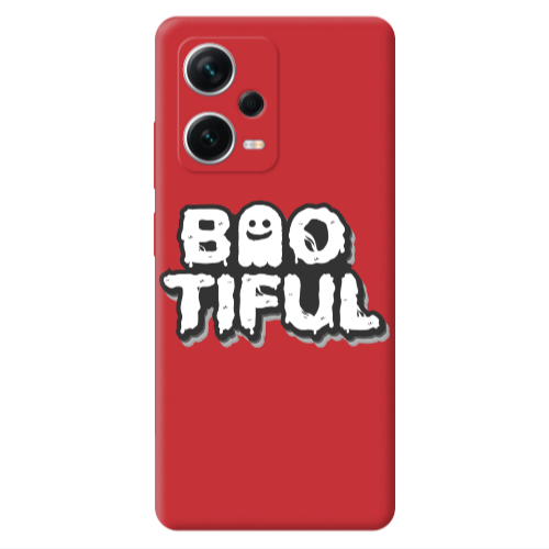 Xiaomi Poco X5 Baotiful Red Colored Silicone TPU Θήκη