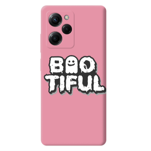Xiaomi Poco X5 Pro Baotiful Pink Colored Silicone TPU Θήκη