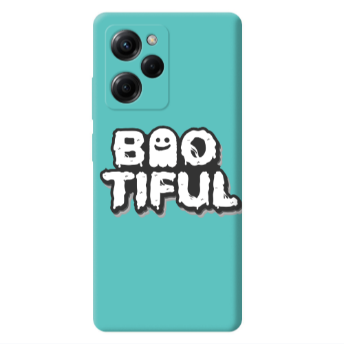 Xiaomi Poco X5 Pro Baotiful Turquoise Colored Silicone TPU Θήκη
