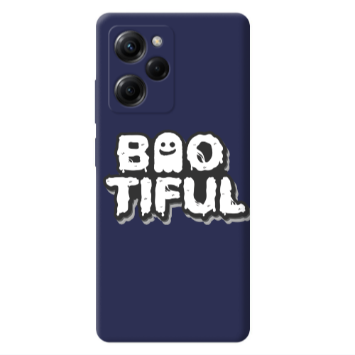 Xiaomi Poco X5 Pro Baotiful Dark blue Colored Silicone TPU Θήκη