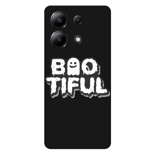 Xiaomi Redmi Note 13 4G Baotiful Black Colored Silicone TPU Θήκη