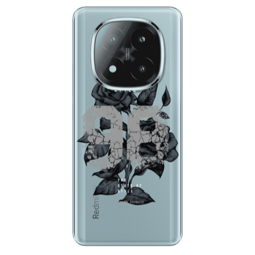 Xiaomi Redmi Note 14 Pro + 5g Flower 98 Transparent Silicone TPU Θήκη