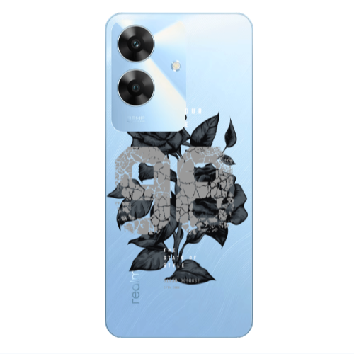 Realme Note 60 Flower 98 Transparent Silicone TPU Θήκη