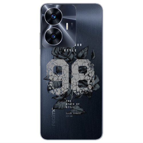 Realme Note 50 Flower 98 Transparent Silicone TPU Θήκη