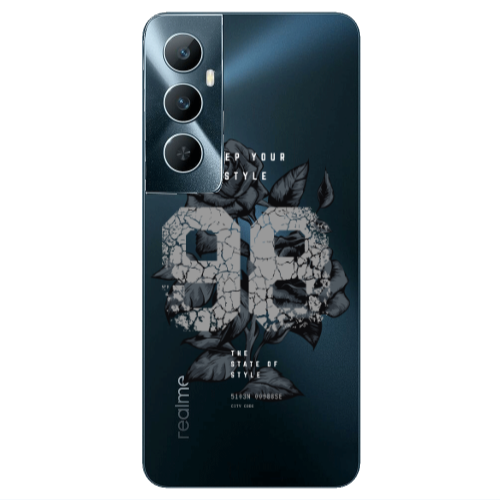 Realme C65 Flower 98 Transparent Silicone TPU Θήκη