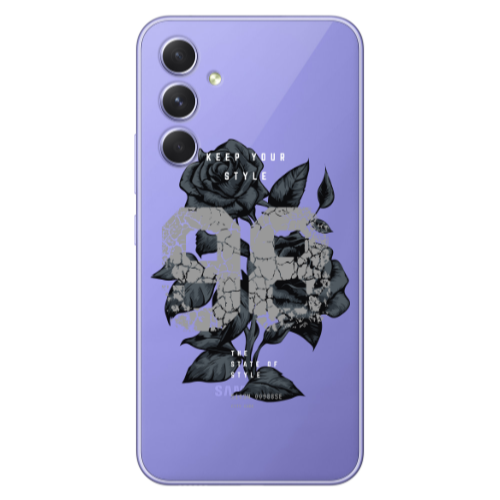 Samsung A36 Flower 98 Transparent Silicone TPU Θήκη