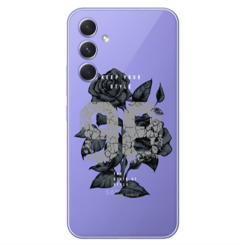 Samsung A56 Flower 98 Transparent Silicone TPU Θήκη