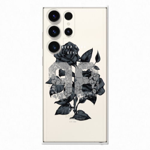 Samsung S25 Ultra Flower 98 Transparent Silicone TPU Θήκη