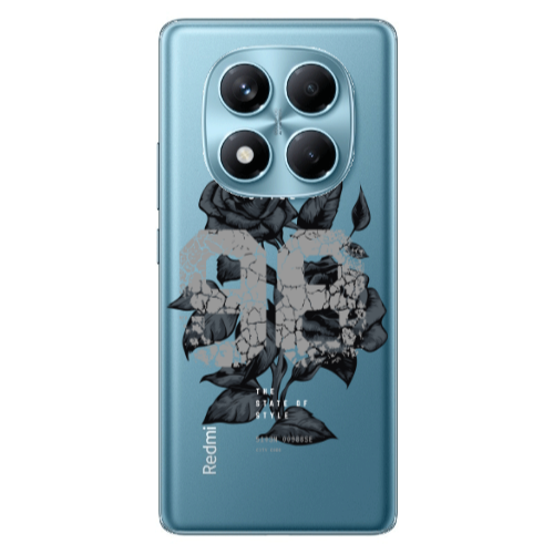 Xiaomi Redmi Note 14 Pro Flower 98 Transparent Silicone TPU Θήκη