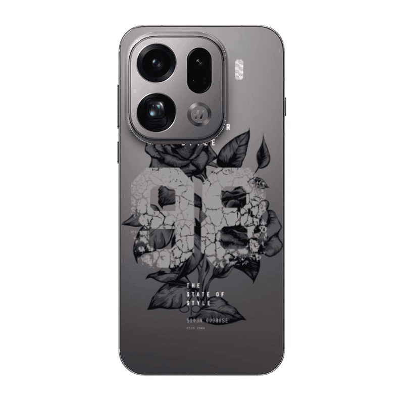 Oppo Find X9 Pro Flower 98 Transparent Silicone TPU Θήκη