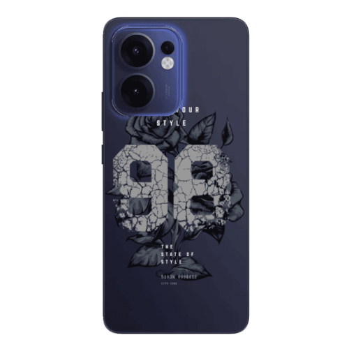 Oppo Reno13 FS Flower 98 Transparent Silicone TPU Θήκη