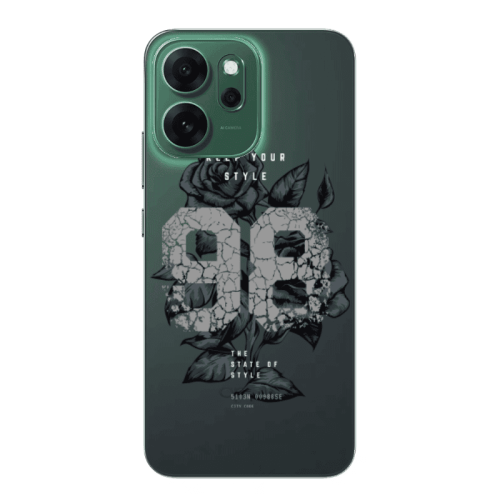 Oppo 14 F Flower 98 Transparent Silicone TPU Θήκη