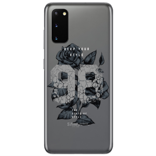 Samsung S20 Flower 98 Transparent Silicone TPU Θήκη
