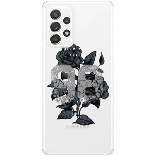 Samsung A53 Flower 98 Transparent Silicone TPU Θήκη