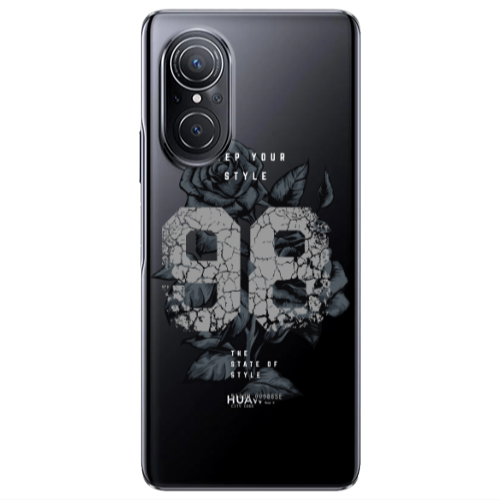 Huawei Nova 9 SE Flower 98 Transparent Silicone TPU Θήκη