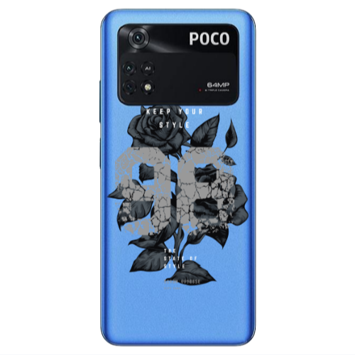 Xiaomi Poco M4 Pro 4G Flower 98 Transparent Silicone TPU Θήκη