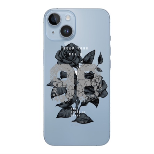 Apple iPhone 14  Flower 98 Transparent Silicone TPU Θήκη