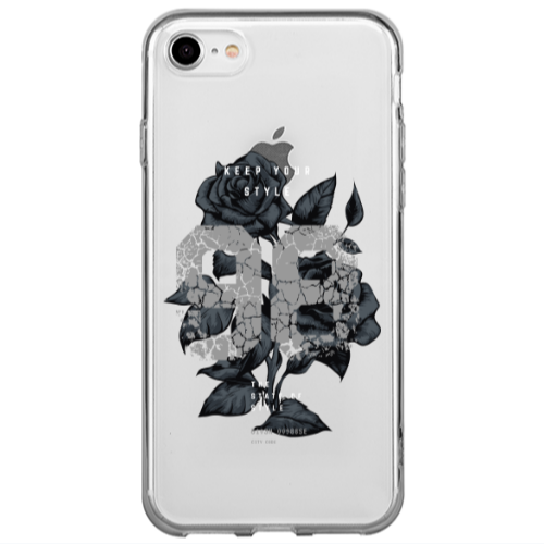 Apple iPhone 7 Flower 98 Transparent Silicone TPU Θήκη
