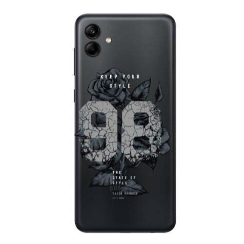 Samsung A04 Flower 98 Transparent Silicone TPU Θήκη