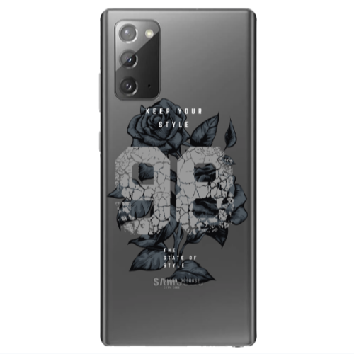 Samsung Note 20 Flower 98 Transparent Silicone TPU Θήκη