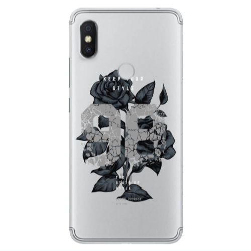 Xiaomi Redmi S2 Flower 98 Transparent Silicone TPU Θήκη