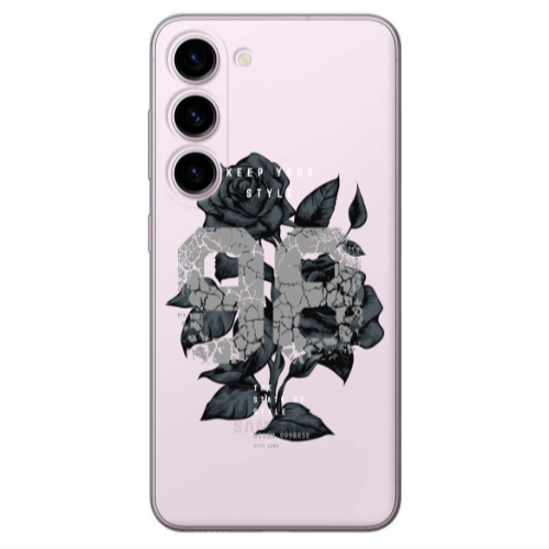 Samsung S23 Plus Flower 98 Transparent Silicone TPU Θήκη