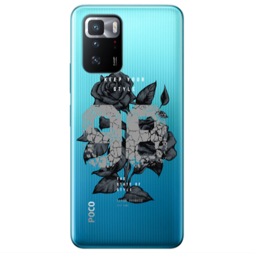 Xiaomi Poco X3 GT Flower 98 Transparent Silicone TPU Θήκη