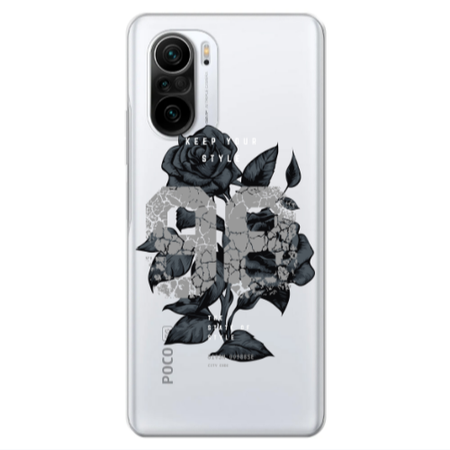 Xiaomi Poco F3 Flower 98 Transparent Silicone TPU Θήκη