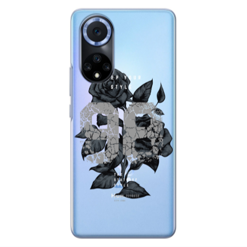 Huawei Nova 9 Flower 98 Transparent Silicone TPU Θήκη