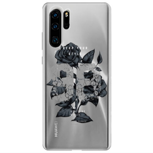 Huawei P30 Pro Flower 98 Transparent Silicone TPU Θήκη