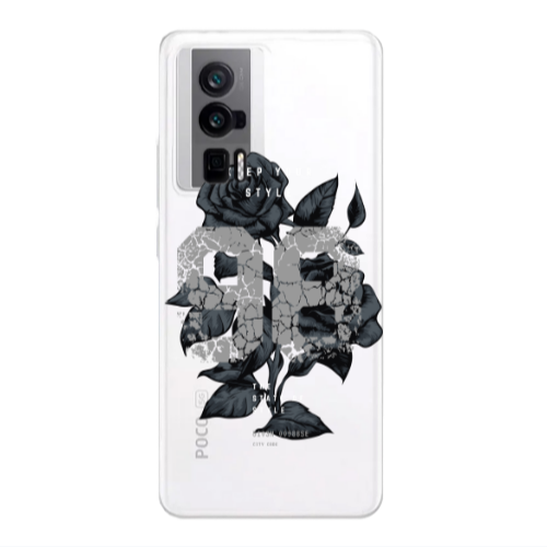 Xiaomi Poco F5 Pro Flower 98 Transparent Silicone TPU Θήκη