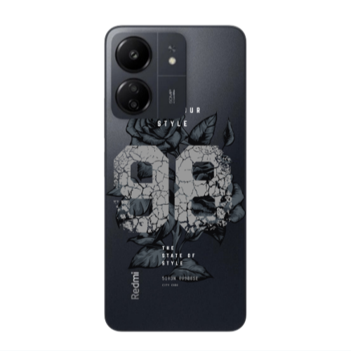 Xiaomi Redmi 13C Flower 98 Transparent Silicone TPU Θήκη