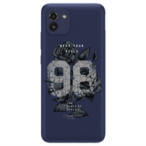 Samsung A03 Flower 98 Transparent Silicone TPU Θήκη
