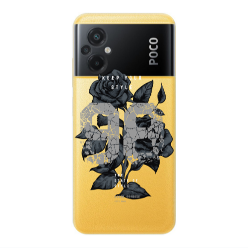 Xiaomi Poco M5 Flower 98 Transparent Silicone TPU Θήκη