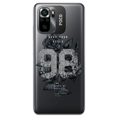 Xiaomi Poco M5 s Flower 98 Transparent Silicone TPU Θήκη