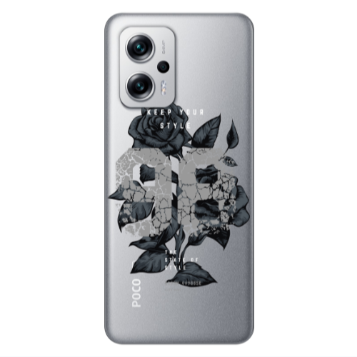 Xiaomi Poco X4 GT Flower 98 Transparent Silicone TPU Θήκη