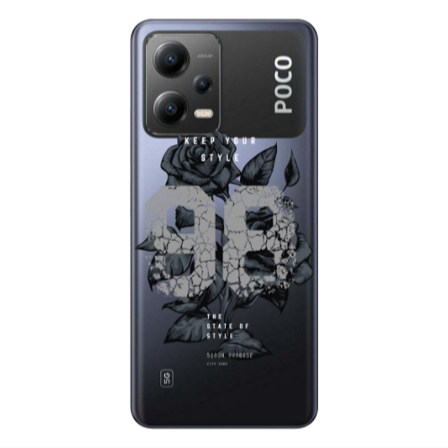Xiaomi Poco X5 Flower 98 Transparent Silicone TPU Θήκη