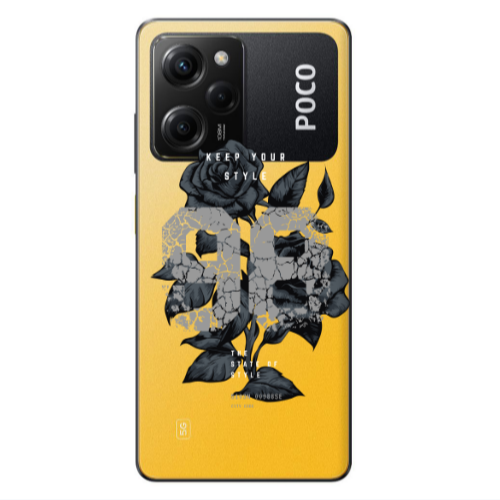 Xiaomi Poco X5 Pro Flower 98 Transparent Silicone TPU Θήκη