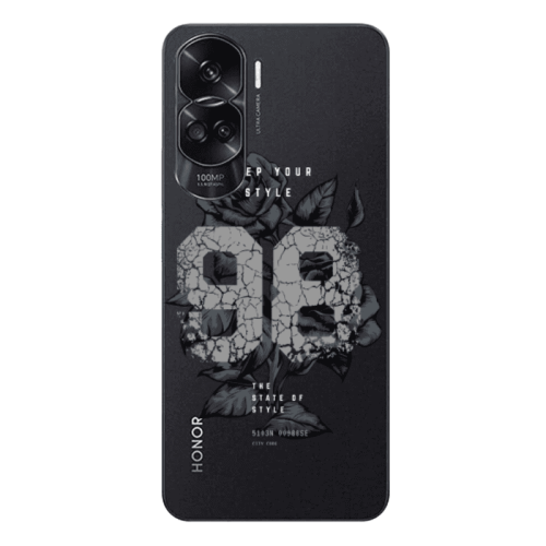 Honor 90 Lite 5G Flower 98 Transparent Silicone TPU Θήκη