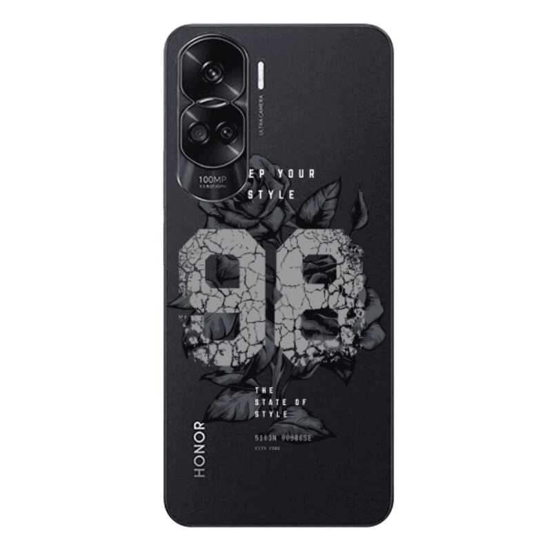 Honor 90 Lite 5G Flower 98 Transparent Silicone TPU Θήκη