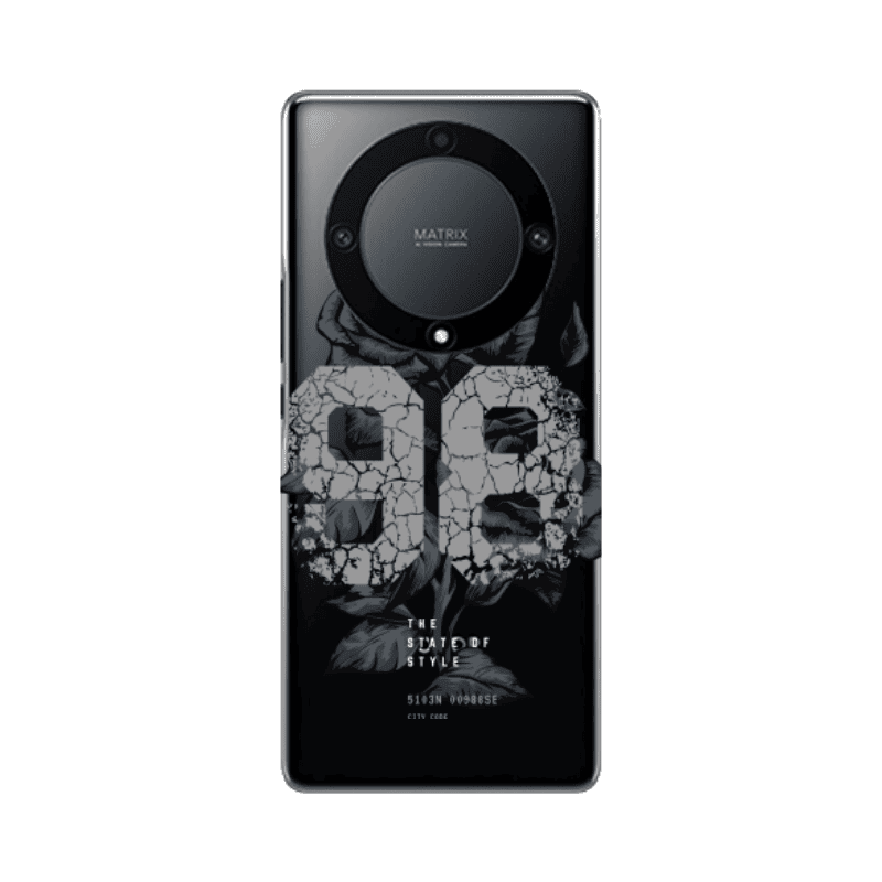 Honor Magic5 Lite 5G Flower 98 Transparent Silicone TPU Θήκη