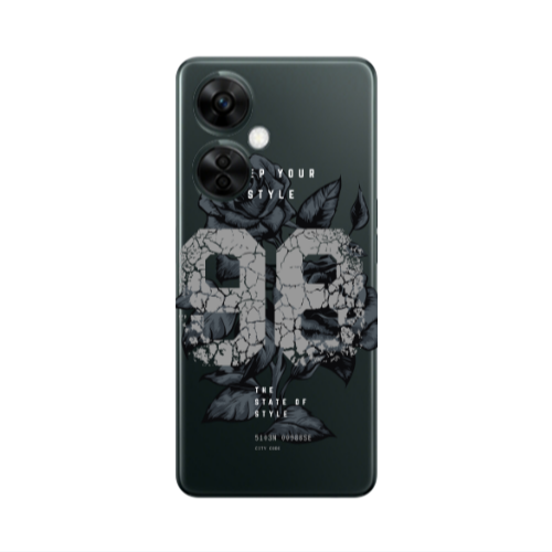 Oneplus Nord CE 3 Lite 5G Flower 98 Transparent Silicone TPU Θήκη