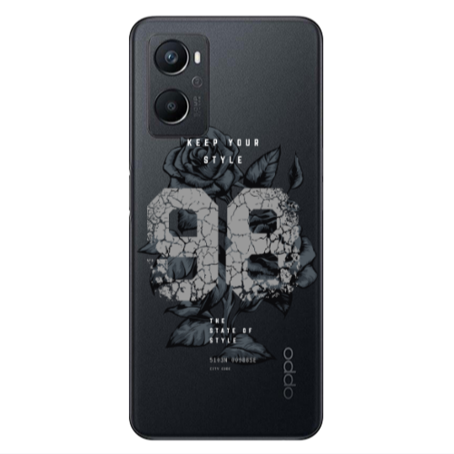 Oppo A 96 Flower 98 Transparent Silicone TPU Θήκη