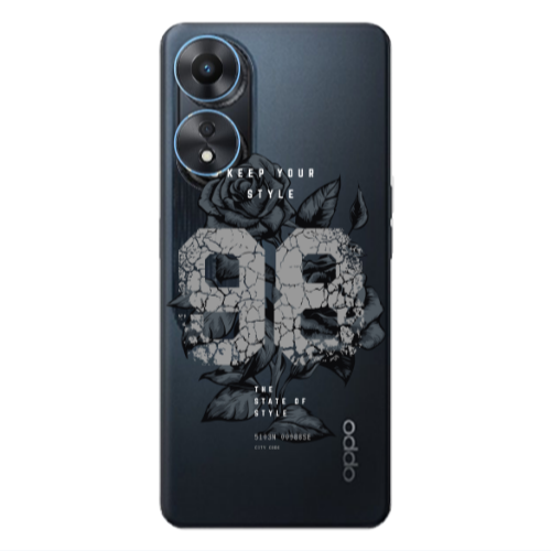 Oppo A 98 Flower 98 Transparent Silicone TPU Θήκη