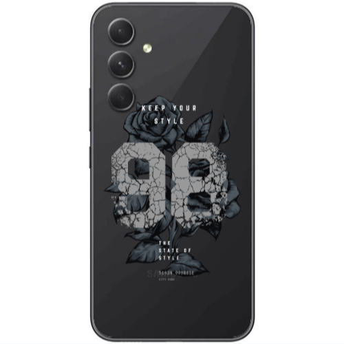 Samsung Galaxy A25 Flower 98 Transparent Silicone TPU Θήκη