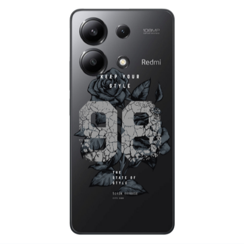 Xiaomi Redmi Note 13 4G Flower 98 Transparent Silicone TPU Θήκη