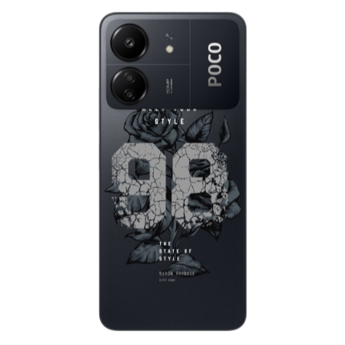 Xiaomi Poco C65 Flower 98 Transparent Silicone TPU Θήκη