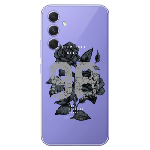 Samsung A35 Flower 98 Transparent Silicone TPU Θήκη